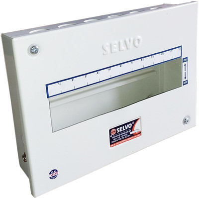 Selvo 12 WAY SPN Single Door SPN MCB Distribution Board
