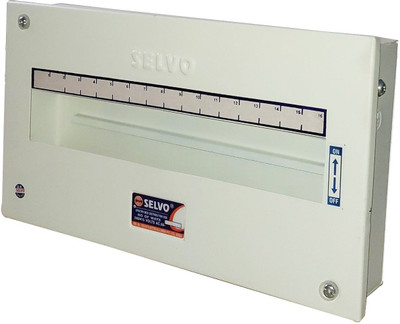 Selvo 16 WAY SPN Single Door MCB Distribution Board