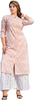 VISHAKHA STYLE Women Kurti Palazzo Set