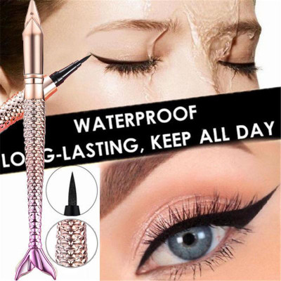 KA-KAIASHA FISH SHAPE WATERPROOF AND LONGLASTING EYELINER (PACK OF 1 ) 5 g(BLACK)