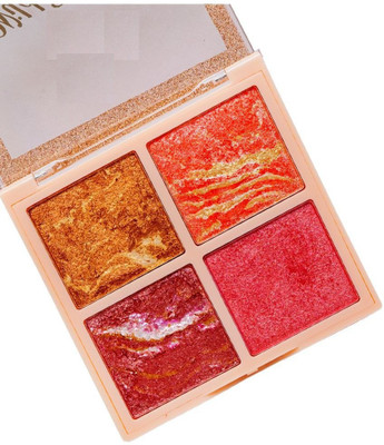 Lele Professional BB Wild Glowing 4 color eyeshadow Pressed Powder Brick Shade 02 12 g(Multicolor)