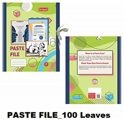 NEELGAGAN Card Board Card Board Paste File A4 (100 leaves) (25.0 cm x 34.5 cm)(Set Of 5, Green)