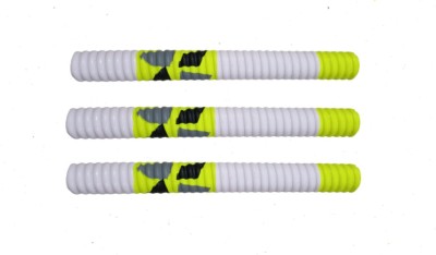 NE NEPTUNE Ribz Coils Cricket Bat Grip Coil WHITE & YEELOW Coil(Pack of 3)