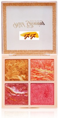Lele BB Makeup Shimmer Powder Brick for Face,Body ,eyes Shade (02) Highlighter(Multicolor Shade 02)