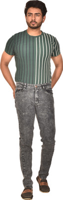 RASSO Slim Men Grey Jeans