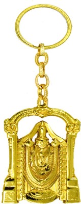 AFH Fashion Gold Charm Lord Tirupati Balaji Gifiting Key Chain Key Chain