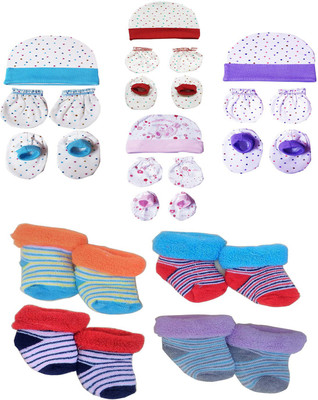 GOURAVSUMANA Baby Boys & Baby Girls Casual Cap Socks(Multicolor 3)