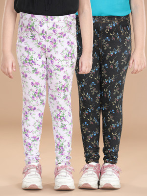 STYLESTONE Legging For Girls(Multicolor Pack of 2)