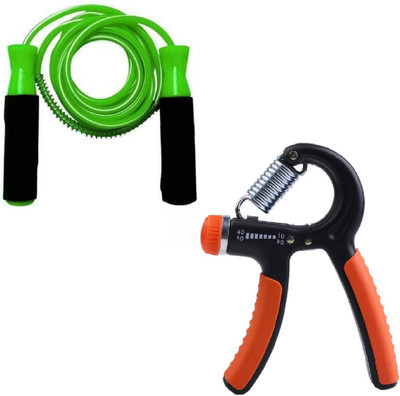 Dr Pacvu 2PACK|Hand Gripper with Jump Skipping Rope|Body Stretching and Fitness Equipment Fitness Accessory Kit Kit