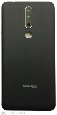Sandreezz Nokia 3.1 Plus Back Panel(Black)