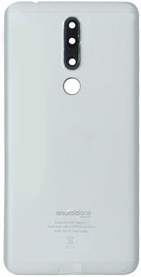 Sandreezz Nokia 3.1 Plus (Back Housing) Back Panel(White)