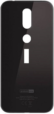 Sandreezz Nokia 4.2 (Glass) (With Logo Cover Tape) Back Panel(Black)