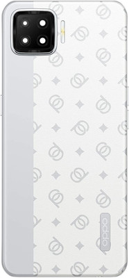 Purplesavvy Oppo F17 With Side Volume & Power Buttons Back Panel(Classic Silver)