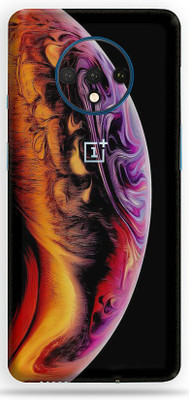 LAMHA OnePlus 7T Mobile Skin(Ultra Super Color Moon Skin With High Mattte Finish.)