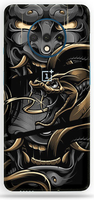 BUGGU OnePlus 7T, oneplus 7t Mobile Skin(Ultra Super Hannya Skin With High Matte Finish.)