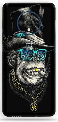 BugguSkin OnePlus 7T Mobile Skin(Ultra Super Smart And Crazy Monkey Skin With High Matte Finish.)