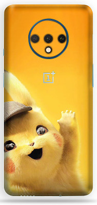 LAMHA OnePlus 7T Mobile Skin(Ultra Super Baby Pikachu Skin With High Mattte Finish.)