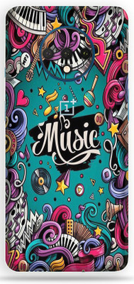 LAMHA OnePlus 7T Mobile Skin(Ultra Super Music Graffiti Skin With High Mattte Finish.)