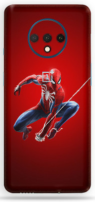 LAMHA OnePlus 7T Mobile Skin(Ultra Super Spider Man Skin With High Mattte Finish.)