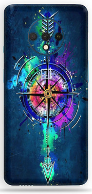 BugguSkin OnePlus 7T Mobile Skin(Ultra Super Color Compass Skin With High Matte Finish.)