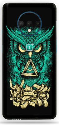 BugguSkin OnePlus 7T Mobile Skin(Ultra Super Angry Owl Skin With High Matte Finish.)