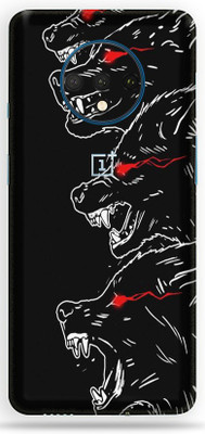 BUGGU OnePlus 7T, oneplus 7t Mobile Skin(Ultra Super Angry Owl Skin With High Matte Finish.)