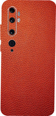 BUGGU Xiaomi Mi Note 10, xiaomi mi note 10 Mobile Skin(Ultra Super Red Leather Skin With High Matte Finish.)