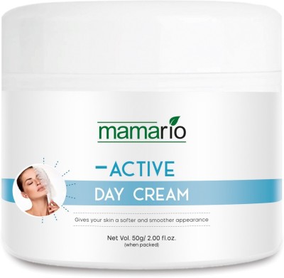 Mamario Active Day Cream enrich with Alpha Arbutin ,Niacinamide & Vitamin E(50 ml)