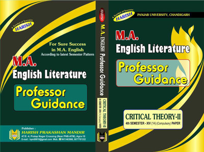 M.A. ENGLISH LITERATURE CRITICAL THEORY - II 4th Semester - XIV (14) (Compulsory) PAPER(Paperback, DR. SANGEETA RANI, DR. CHAKRESHWARI DIXIT)
