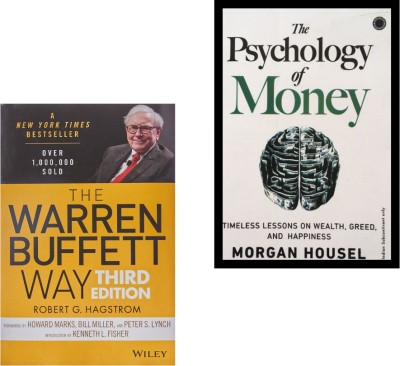 Set Of Best Seller Books : The Warren Buffett Way , The Psychology, Money (Robert G. Hagstrom)(Paperback, Robert G. Hagstrom & Morgan Hausel)