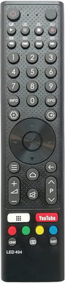 BhalTech Led 404 LED LCD Smart TV with YouTube Function Compatible for  Micromax Remote Controller(Black)