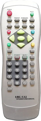 BhalTech URC-132 TV Universal Compatible for HYU-001 HYU-002 and Many More  TV Hyundai Remote Controller(Gray)