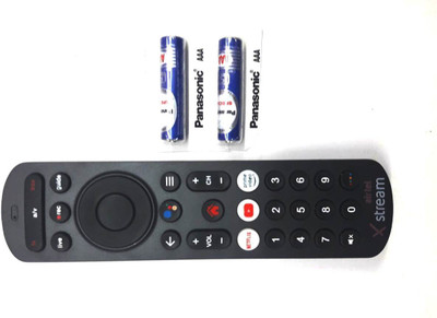 SGUV FREE BATTERY WITH SETUP BOX COMPATIBLE REMOTE WITHOUT VOICE BRAND Remote Controller(Black)