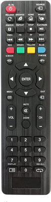 BhalTech LCD LED Smart TV Compatible for  Intex Remote Controller(Black)