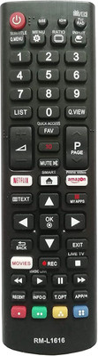 BhalTech RM-L1616 AKB75675301 AKB75095308 AKB75675311 Universal Compatible for  LED LCD LG Remote Controller(Black)