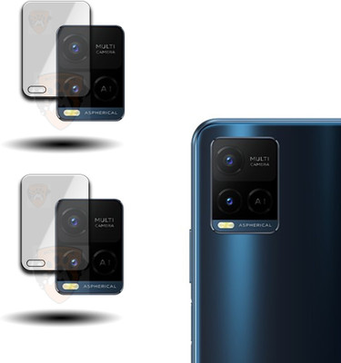 Mclues Back Camera Lens Glass Protector for Vivo Y21(Pack of: 2)