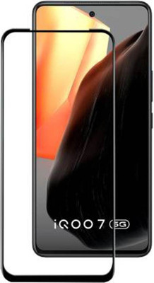 DMJHP Edge To Edge Tempered Glass for iQoo 7 5G(Pack of 1)