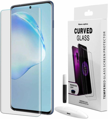 aplexx Edge To Edge Tempered Glass for Vivo X70 Pro 5G | Primium Quality Curved UV Glass With Proper Installation Kit(Pack of 1)