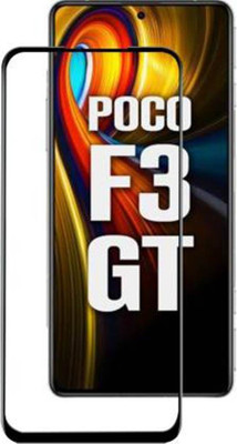 DMJHP Edge To Edge Tempered Glass for Poco F3 GT(Pack of 1)