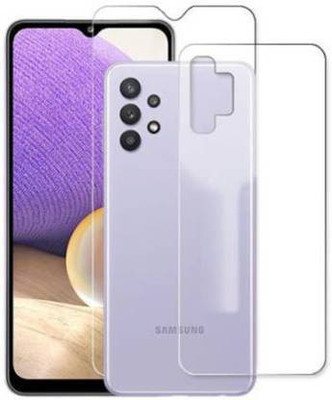 RUNEECH Front and Back Screen Guard for SAMSUNG GALAXY A32(Pack of 2)