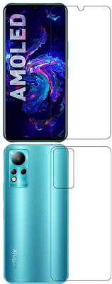 SOLIVAGANT Front and Back Tempered Glass for Infinix Note 11(Pack of 2)