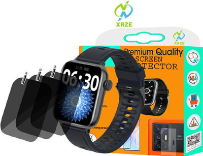XAZE Screen Guard for Fire Boltt supreme SMART WATCH SCREEN GUARD(Pack of 3)