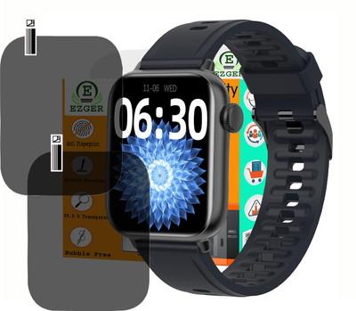 EZGER Screen Guard for Fire-Boltt Supreme SMARTWATCH SCREEN GUARD(Pack of 2)