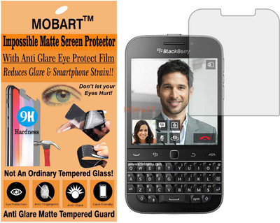 MOBART Tempered Glass Guard for BLACKBERRY CLASSIC (Matte Finish)(Pack of 1)