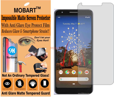 MOBART Tempered Glass Guard for GOOGLE PIXEL 3A (Matte Finish)(Pack of 1)