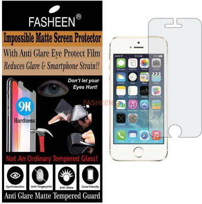 Fasheen Tempered Glass Guard for APPLE IPHONE 5S (Matte Finish)(Pack of 1)