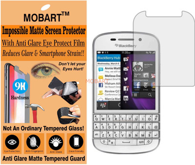 MOBART Tempered Glass Guard for BLACKBERRY Q10 (Matte Finish)(Pack of 1)