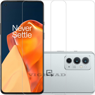 VIGHNAD Tempered Glass Guard for Oneplus 9RT(Pack of 2)