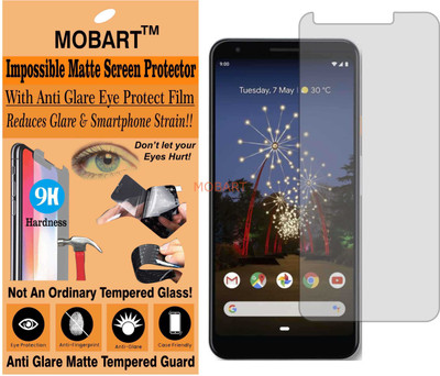 MOBART Tempered Glass Guard for GOOGLE PIXEL 3 LITE XL (Matte Finish)(Pack of 1)