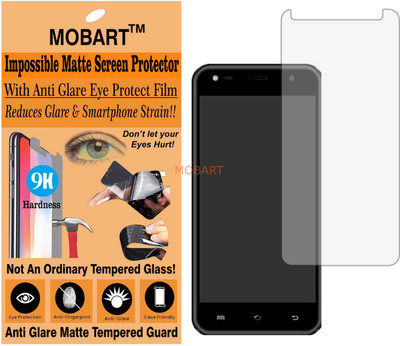 MOBART Tempered Glass Guard for COMIO C2 LITE (Matte Finish)(Pack of 1)
